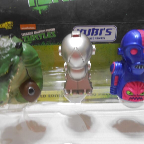 NEW TMNT nickelodeon Yubi's Fingerines LE 1 of 500 pcs Leatherhead Kraang Mouser - Picture 3 of 9